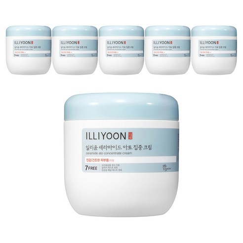 일리윤 세라마이드 아토 집중 크림 무향, 500ml, 6개