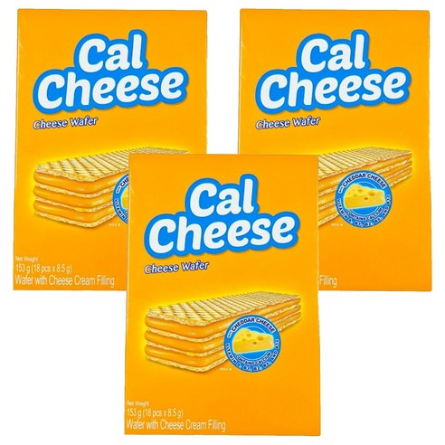 칼치즈 치즈 웨이퍼 18p, 153g, 3개