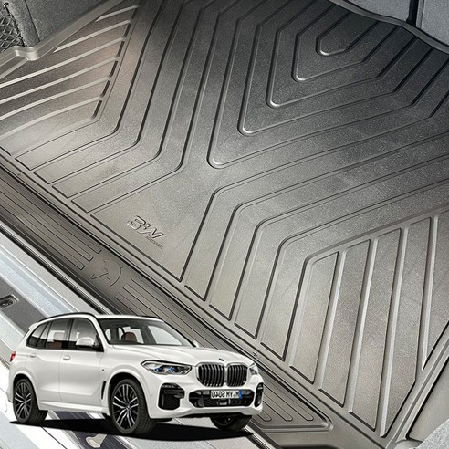 3W 에코라이너 TPE 카매트 1P, 블랙, BMW 뉴 X5(G05) 트렁크매트 2018.06~