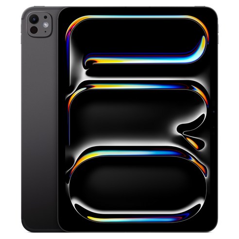Apple 2025 아이패드 프로 11(M5 모델) 스탠다드 글래스, 스페이스 블랙, 1TB, Wi-Fi