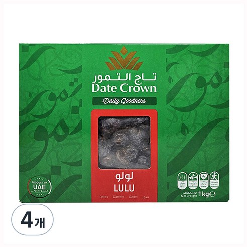 데이트크라운 루루 대추야자, 1kg, 4개