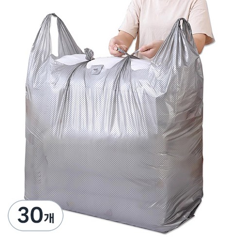 나홈 손잡이 대형 이삿짐 이불 봉투, 30개, 240L