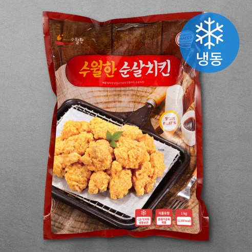 수월한 순살치킨 (냉동), 1kg, 1개 kfc메뉴 Best Top5