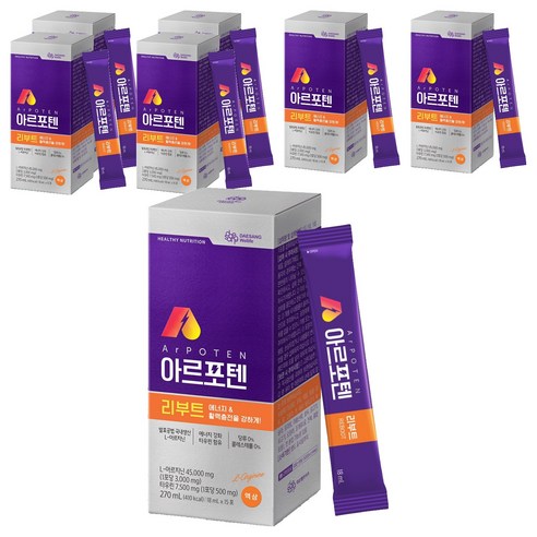 대상웰라이프 아르포텐아르지닌 리부트, 270ml, 7개