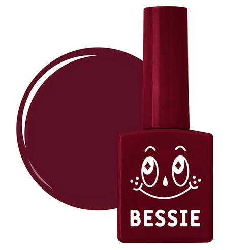 BESSIE 컬러 젤, R05 와인한병 레드, 11ml, 1개