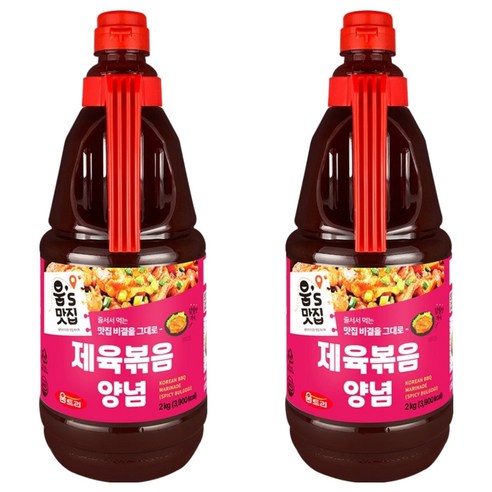 움트리 제육볶음양념, 2kg, 2개