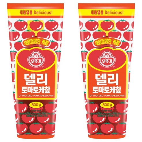 오뚜기 델리 토마토 케찹, 800g, 2개