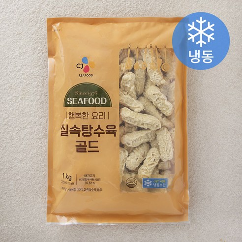 CJ씨푸드 행복한요리 실속탕수육 골드 (냉동), 1kg, 1개