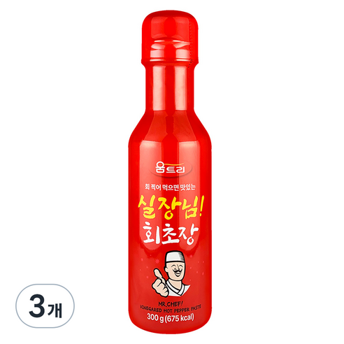 움트리 실장님 회초장, 300g, 3개