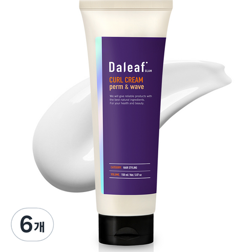 달리프 글램 컬크림, 150ml, 6개