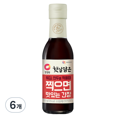 청정원 찍으면 맛있는 간장 150g, 6개