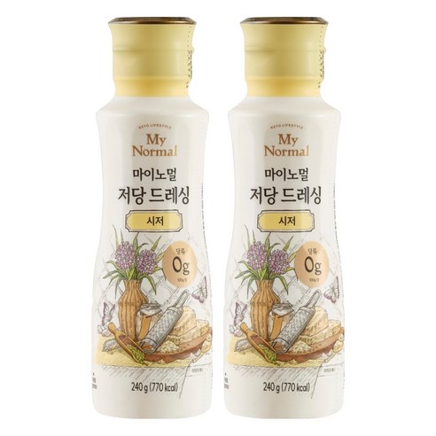 마이노멀 저당 시저 드레싱, 240g, 2개