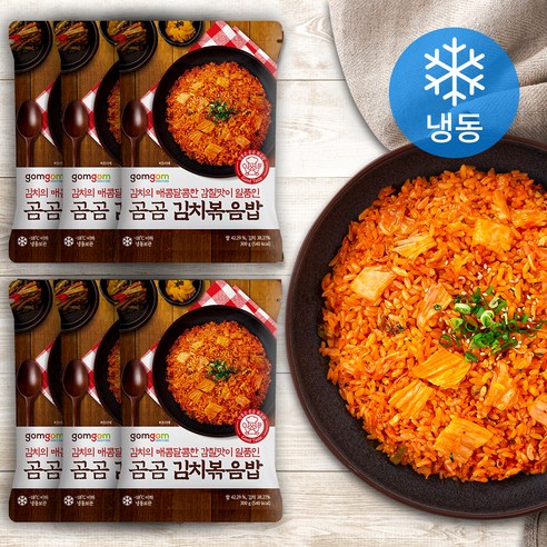   곰곰 김치볶음밥 (냉동), 300g, 6개