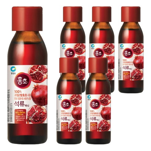 홍초 석류 미니, 50ml, 6개