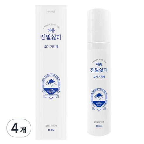 시나몬이오 해충 정말싫다 모기 기피제, 100ml, 1개