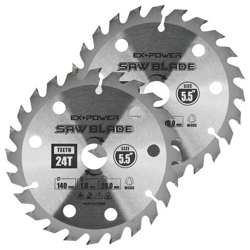 이엑스파워 목재용 팁소 140mm EXC-05024, 2개