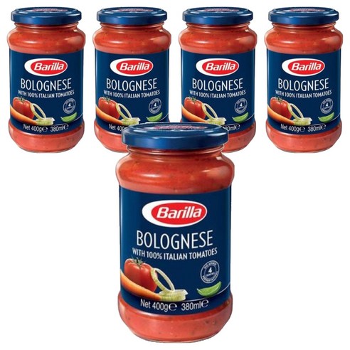 바릴라 볼레네제 스파게티 소스, 400g, 5개