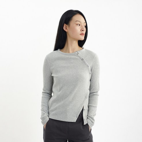 커렌트 여성용 WOOL FITTED 가디건