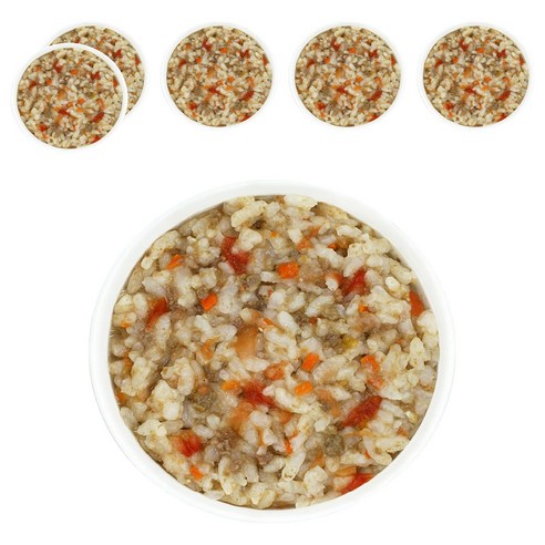 짱죽 유아용 실온 이유식 완료기 아기밥, 혼합맛(비프/토마토), 160g, 6개