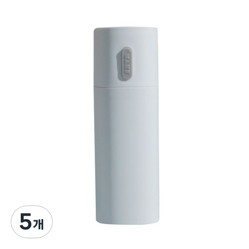 디에스 휴대용 파스텔 칫솔 치약통 화이트, 5개