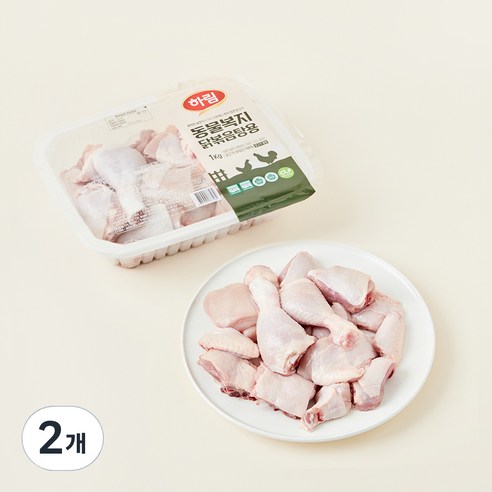 하림 깨끗한농장 동물복지 닭볶음탕용 (냉장), 2개