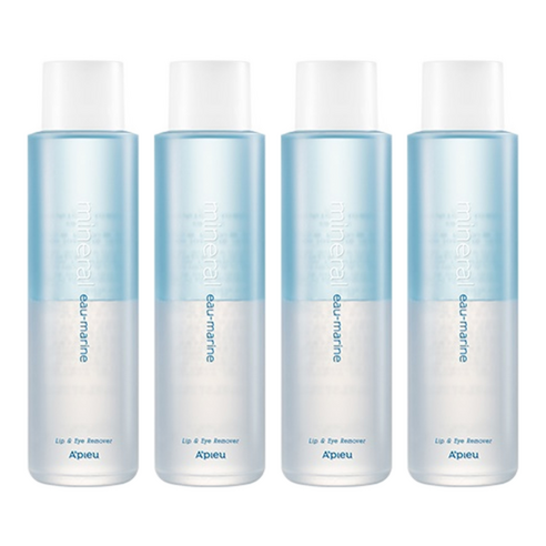 어퓨 미네랄 립앤아이 리무버 대용량 오마린, 250ml, 4개