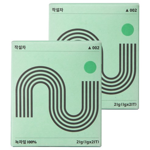 대한다업 작설차, 1g, 21개입, 2개