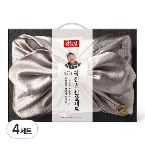 광천김 수미네 재래 도시락김 20p 선물세트, 1세트