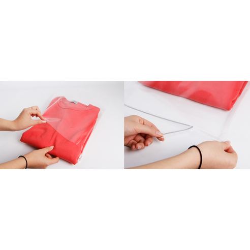 필수품 보관을 위한 투명하고 접착식이며 내구성 있는 솔루션