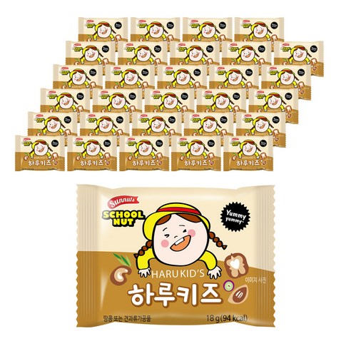 하루견과 하루키즈, 30개, 키즈, 18g