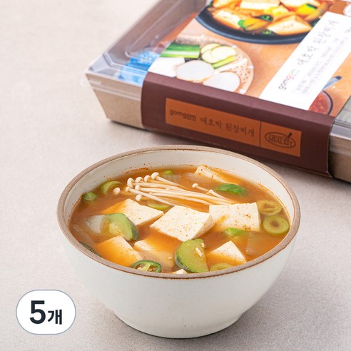 곰곰 애호박 된장찌개, 730g, 5개