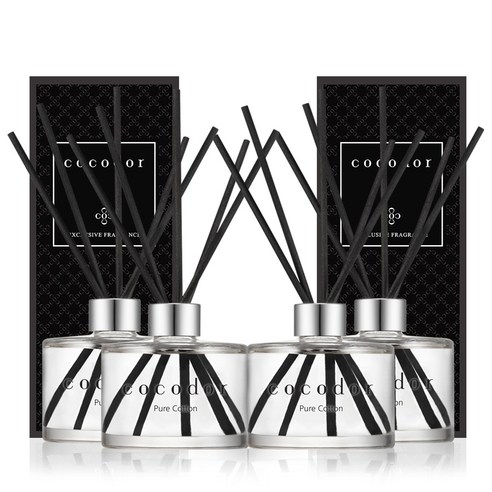 코코도르 디퓨저 200ml, 퓨어코튼, 4개
