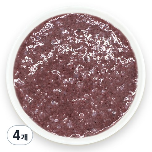 짱죽 유아용 실온 이유식 중기 죽 1, 160g, 4개, 블루베리배죽