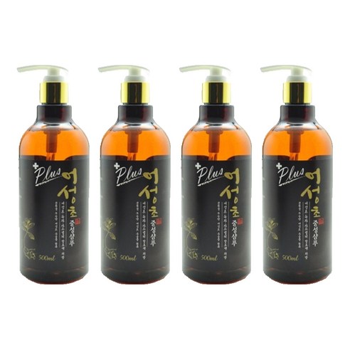 어성초 중성샴푸, 500ml, 4개