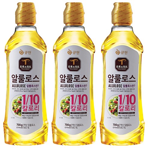 큐원 트루스위트 알룰로스, 700g, 3개