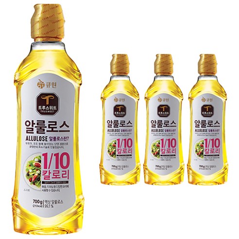 큐원 트루스위트 알룰로스, 700g, 4개