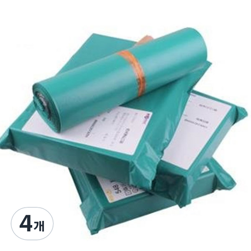 가팡 택배 비닐봉투 폴리백 민트 A LDPE 0.08 100p, 4개