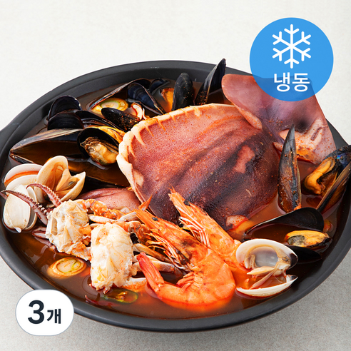 고고새우 통오징어 짬뽕탕 (냉동), 530g, 3개