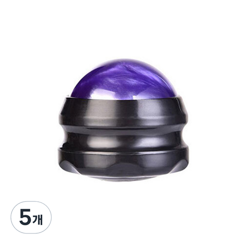 딕스포츠 블랙 마사지볼, 5개, 퍼플