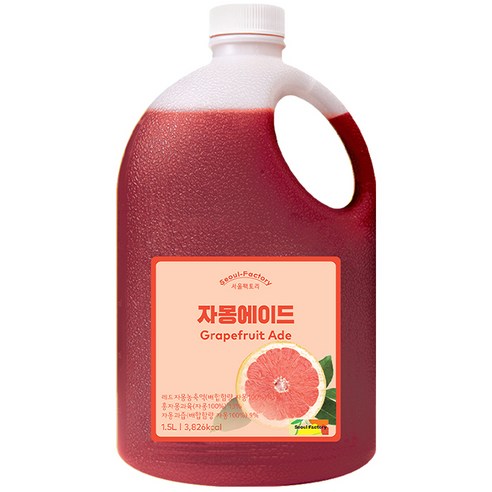 서울팩토리 자몽에이드, 1.5L, 1개