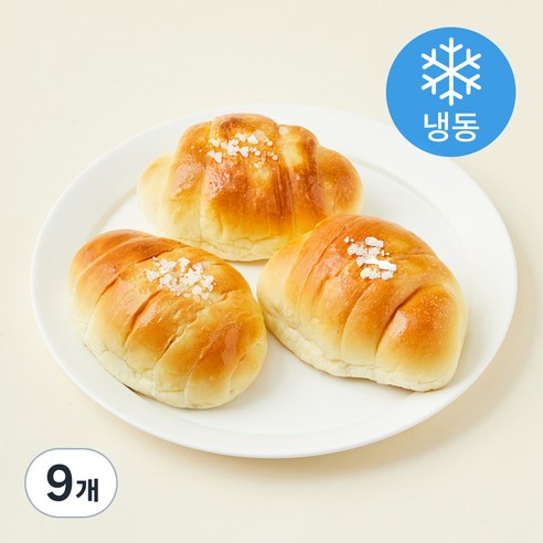 블랑제리코팡 우유 소금빵 (냉동), 65g, 3개입, 3개