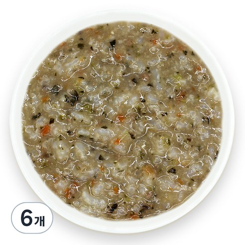 짱죽 실온 이유식 중기, 160g, 6개, 한우소고기야채죽