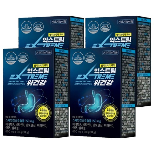 익스트림 위건강 600mg, 30정, 4개