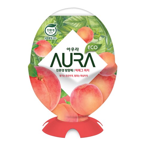 AURA 빅에그 실내용 방향제 피치, 440ml, 1개