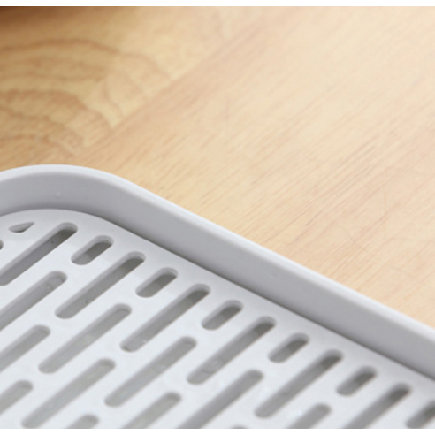 좁은 주방을 위한 스마트한 선택, 세븐프리 깔끔 미니 식기건조대 트레이