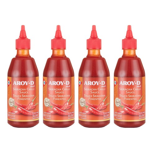 아로이디 스리라차 칠리소스, 510g, 4개