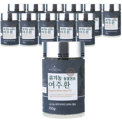 유기농마루 유기농 동결건조 여주환, 100g, 12개