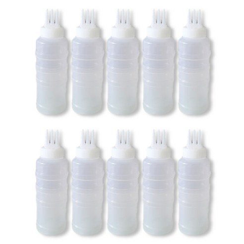 리빙패밀리 잘라쓰는 3구 소스병, 400ml, 10개