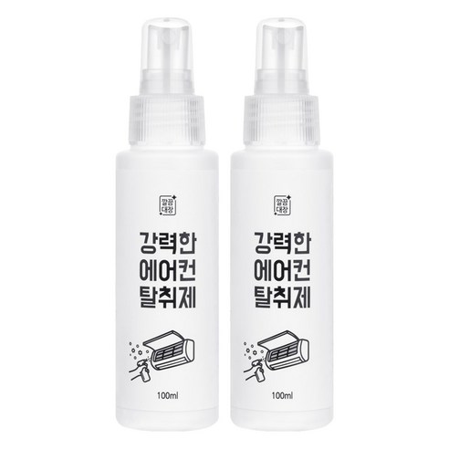깔끔대장 강력한 에어컨 탈취제, 100ml, 2개