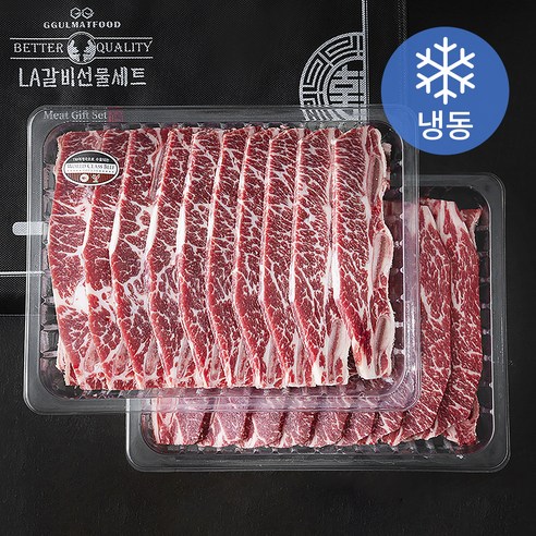 LA 꽃갈비 세트 (냉동), 1.5kg, 2개